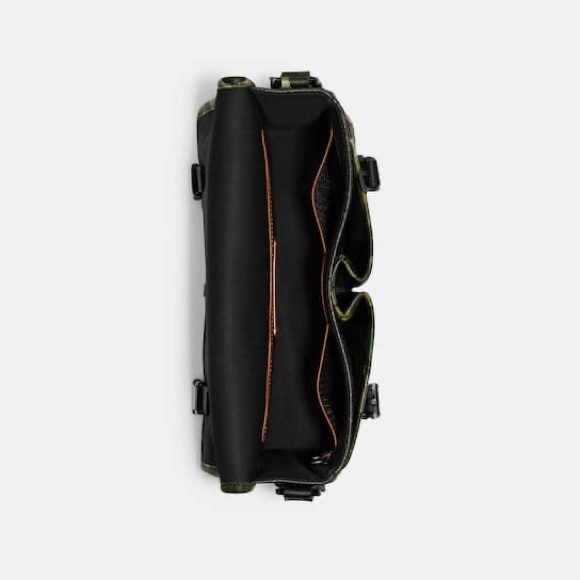 Coach League Messenger Bag In Signature Canvas With Camo Print - Picture 2 of 4